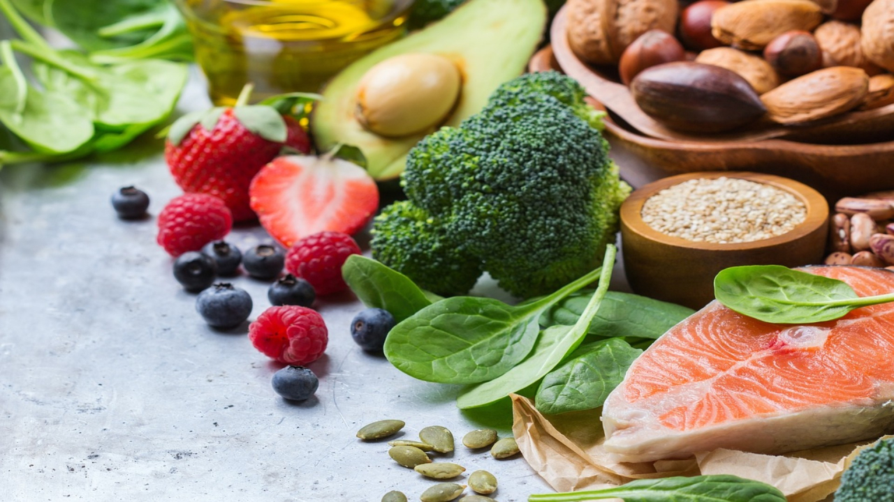 Imagen con verduras y frutas