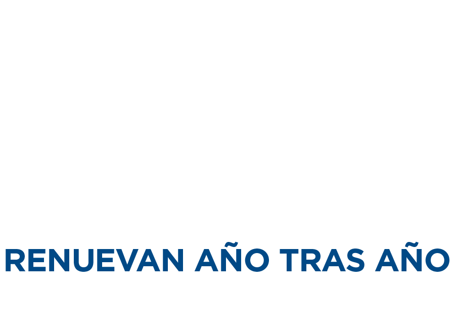 El 95% renuevan año tras año