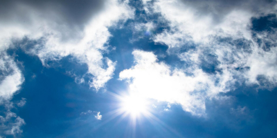 Cielo con sol